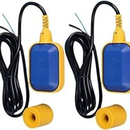 Water Float Switch - Water Level Control Float Switch Sensor for Pump, Water Tank, 3 Meter Wire, Pack of 2 Wired Sensor Security System-image-51