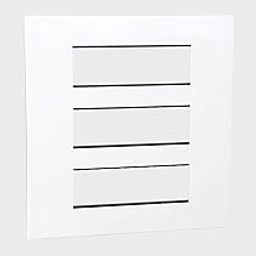 Legrand Arteor Cover Plate with Frame - 3x6 Module (White, Pack of 2)-picture-0
