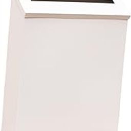 The Style SutraWall Mounted Mailbox Rainproof Metal Postbox Drop Box for Outside Front Door White-image-42