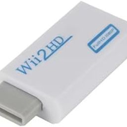 SOFTSELLTECHSERVICES Wii 2 HDMI Converter Adapter 3.5mm Jack Audio for PC TV HDTV Monitor Display-17