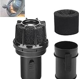 Wet/Dry Vacs Vacuum Muffler Diffuser WS25025A Fits Most 2-1/2-Inch Diffuser Shop Vacuum Attachment - Diffuse Dry And Wet Vacuum Airflow To Reduce Blown Debris And Dust-image-42