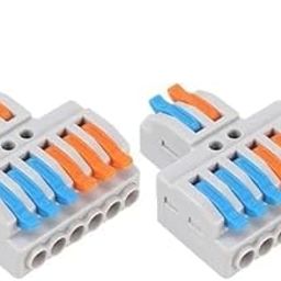 WROPZO Nut Wire Connectors, 2 in to 6 Out Quick Wiring Cable Connector for AWG 28-12, Compact Electrical Connectors, Versatile Quick Wiring for Hard/Flexible Wire, Flame Retardant-picture-20
