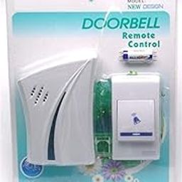 Cordless Calling Remote Door Bell for Home, Office, Warehouse and Factories, Pack of 1, White-image-49