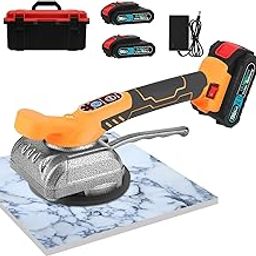 VENEKETY Tile Vibration Tools for Installation Tiling Vibrant Machine with Suction Cup Vibrator Handheld Tile Butt Leveller, Tile Spacers Leveling System 5 Speeds Adjustable (2 Battery)|Multicolour|-image-29