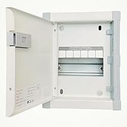 Double Door MCB Box 6 Way SPN Distribution Box, Powder Coated, tata Heavy sheet Metal Body.-15