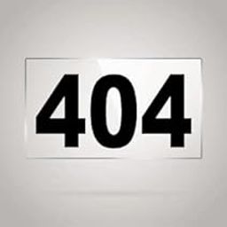 Numberplate 404 Room, Hotel, Hospital, Lodge,Apartment, Flat,Door No,College, Library, Rack Numbers Warehouse,Acrylic White Board Fixed with Blackcolor PVC Waterproof Sticker-image-92