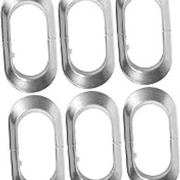 COSMEVIVI 6pcs Iron Feet Post Skirt Covers Decorative Fence Post Trim Skirt Replacement Fence Parts-image-10