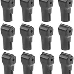 Havilah 12 PCS 5.0mm Black ABS Display Hook/Security Lock Hook-68