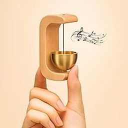 Urban Elite Beech Wooden Door Chime with Brass Bell, Dopamine Door Bell for Home, Self-Adhesive Magnetic Doorbell, Serene Acoustic for Home & Shop, Shopkeepers Door Chime, Ideal Housewarming Gift-image-61