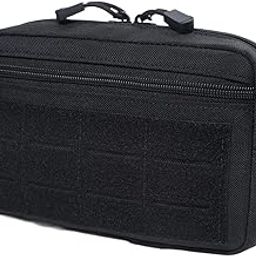 THE STYLE SUTRA Small Tool Bag Lockable Utility Zipper Management Bag for Outdoor Travel Men Black-16