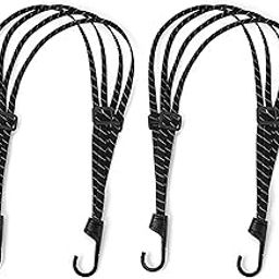 STHIRA® 2 Piece Heavy Duty Bungee Cord with Hook Motorcycle Frame Luggage Strap 90cm Bicycle Elastic-image-72