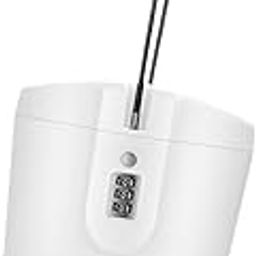 Portable Safe Lock Box with Steel Wire Storage Box for Office Outdoor Travel White-11