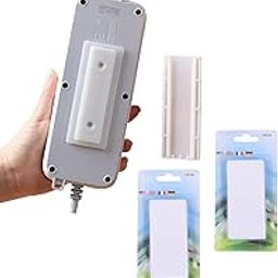 Slonceidz Power Strip Holder Fixator, No Hole Plug-in Wall Socket Sticker Fixer, Loading 10 Kg Maximum, for Desk, Wall, WiFi Router, Remote Control, Paper Towel Box (Pack of 2) (Pack of 2)-image-85