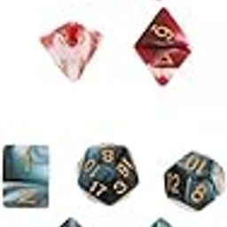 ATORSE Toy 14 Pcs Acrylic Polyhedral Dice Party Favors-Toys & Hobbies-Games-Role Playing Games-Dungeons & Dragons-Accessories & Dice-image-9