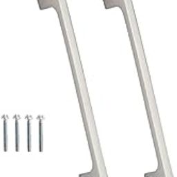 JAGGER JAG330 Stainless Steel Kitchen Cabinet & Drawer Handles, Dark Matt Black Handles, Furniture & Door Pull Handles [ Combo Pack of - 2 ] (Silver, 8" INCH)-image-31