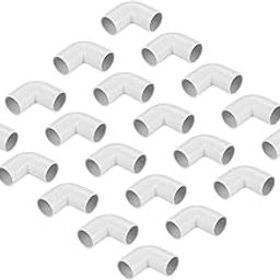 MECCANIXITY PVC Conduit Coupler 90 Degree Elbow Fittings 20mm Change Direction for Hose Electrical Conduit Pack of 20-image-31
