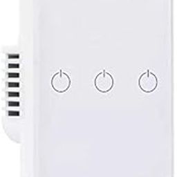 Protium PC 3 Gang, Power Button, WiFi Smart Touch Switch Compatible with Alexa, Google Home, IFTTT and Smart life App (White)-5
