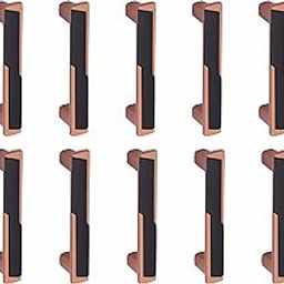 Atom 4.7" Cabinet Door Handle Set of 10 – Copper Black Finish | Sleek Handle for Wardrobe, Almirah, Drawer & Kitchen Cupboard Doors-image-66