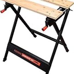 BLACK+DECKER WM301-XJ Workmate Workbench with Anti-Slip Rubber Feet, 160 kg-0