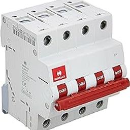 Havells DHMGIFPX063 PVC Plastic 63A FP Switch Disconnector Euro 2 (White)-10