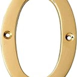 Motif 4-Inch House Numbers For Outside Address Signs For Houses Outdoor Wall Decor Mailbox Numbers House Address Numbers For Outside Address Sign for Door Numbers (Polished, Number 0)-image-22