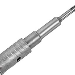 Wall Hole Drill Bit 30mm Concrete Cement Stone Hole Saw Cutter 150mm Drilling Depth Round Shank with Connecting Rod Drill for SDS X4 Impact Drill-15