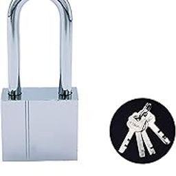 Padlock with 4 Keys - Hardened Solid Steel Padlock - Protector for Garage Door, Containers, Sheds, Shutters, Lockers, Gates and Warehouses (Color : 1 Handful, Size : Lock Width 3cm)-30