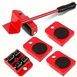 TBOOM Furniture Lifter Mover Tool Set Heavy Duty Furniture Lifter Mover Tool Moving Roller Wheel Set for Washing Machines Fridge, Sofa Wardrobes Adjustable Heigh Moving Helper- (Pack of 1)-14