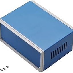 Jutagoss Blue Metal Junction Box, 6.69" x 5.12" x 3.15" Dustproof Electrical Enclosure Project Box for Electronic Projects.-picture-11
