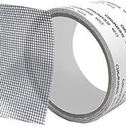 ACEBON Window Screen Repair Tape, Strong Adhesive & Waterproof 2x80'' Good for Covering up Holes and Tears Firmly, Screen Repair Kit Tape for Door and Window Screen (Grey)-image-78