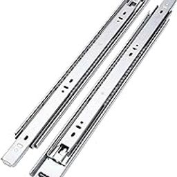 Plantex Drawer Channel/Regular Close Ball Bearing Channel for Drawer/Telescopic Drawer Channel Slide for Wooden & Metals Drawers in Kitchen, Wardrobe, (12-Inch,Silver) 1 Pair Set-image-11