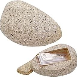 Hide a Key Outside Waterproof - Large Capacity Design - Durable and Realistic Design, The Perfect Key Hider for Outdoor Decor and Security-image-6