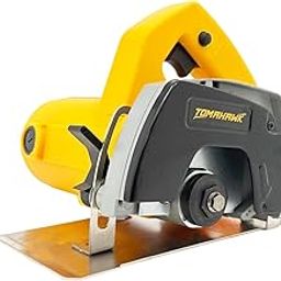 TOMAHAWK TCM8A Heavy Duty Marble Cutter 1050W 4"/110mm ? Multipurpose Cutter Machine for Marble, Granite, Wood, Stone, Max Cut Depth Bevel and Depth Adjustable 34mm-11