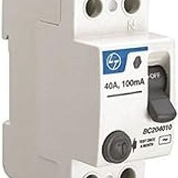 Lauritz Knudsen (Formerly L&T Switchgear Business) 2pole 63Amp 100mA ELCB | BC206310 (Pack of 1, White)-picture-10
