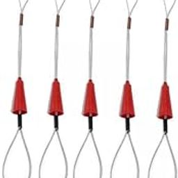 MYADDICTION 4xElectrician Push Pullers Duct Fish Tape Fastener Tool for Cable Puller-15