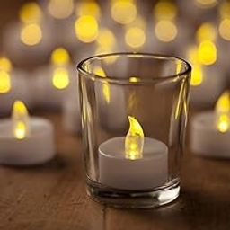 LED Tealight Candles, Battery Operated, Pack of 12, Warm Yellow, Flameless Decorative Lights for Home, Party, Diwali-image-90