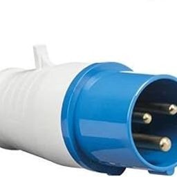 POWER 220-250V IP 44 Industrial Plastic 16 A 3 Pin Plug Socket and wall Socket (Plug)-picture-16