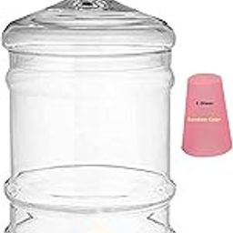 mastBus Plastic 20 Litre Water Can with 2 Way Tap and Lid, Manual Jar Container Dispenser Large (20 Ltr, Transparent)-image-24