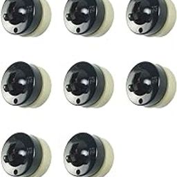 Ridhi Home And Decor ISI Mark Old Round Bakelite 1Way Light Switch with Ceramic Base - Set of 8 Piece-6