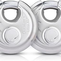 Godrej Ultra XL+ DuraLock Padlock with 3 Common Keys 90 mm (2 Pcs,Silver)-14