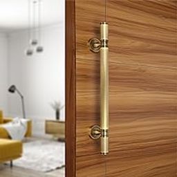 LAPO 18 Inch Full Brass Main Door Handle, Door Handles for Main Door, Pull Handles for All The Doors of House, Office, Hotels-Pack of 1 | Antique Finish | 3 Years Warranty-image-23