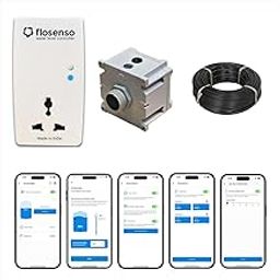 Flosenso - Fully Automatic Wired Water Level Controller with Ultrasonic Sensor and Mobile App | Real time Monitoring | Scheduler | Dry Run Protection | Alerts & Notifications | 16 AMP | 60 Meter Wire-15