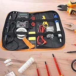 UJEAVETTE Professional Tool Pouch Soldering Iron Tool Storage Bag for Electrician Tool S-image-56
