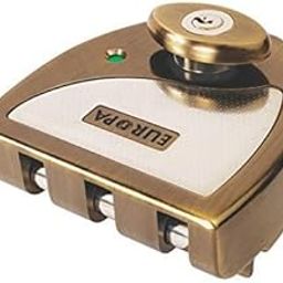Europa Parma V321AB High Security Main Door Lock with 3 Vertical Interlocking Dead Bolts Dimple Key. (AB) Antique Brass-image-71