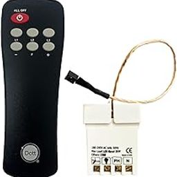 Dott Systems Diaze LF Remote Control Switches for 1 Light and 1 Fan | One way wireless Smart switch | A Home Automation Device for Home And Office-image-7