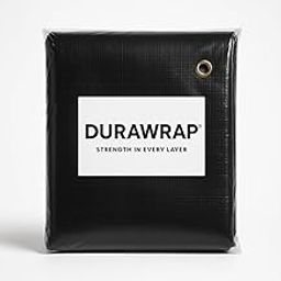 DURAWRAP® 18ft x 24ft Heavy Duty Black Tarpaulin | 250 GSM Waterproof, UV Resistant, Tear-Proof Tarp | Multipurpose Outdoor Protection for Farming, Trucks & Construction Sites-image-25