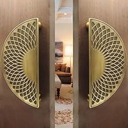 VOLO Main Door Handle/Door Handles for Main Door/Glass Door Handle/Pull Handles, for Home/Office/Hotels(Model- S-620) (Pack of 1 Set) (224mm (10"), Antique Brass)-picture-3