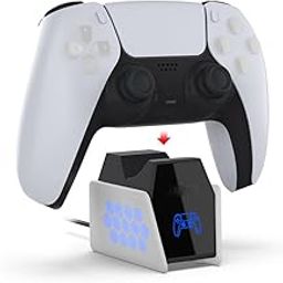 New World For PS5 Controller Charger Station, Fast Charging Dock for PlayStation 5 Controllers, Single Controller Charging Stand Replacement for PS5 Controller & Dual-Sense Edge Controller-image-57