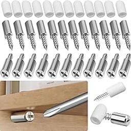 70 PCS Shelf Support Pegs, Shelf Pins with Anti-Slip Silicone Sleeve, Pegs for Shelves for Kitchen Cabinet, Cupboard, Bookcase, Closet and Glass Case-image-33