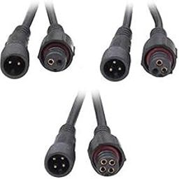THE STYLE SUTRA 50cm Waterproof LED Lamp 3 Cores Male/Plug Cables Wire 1pcs-19